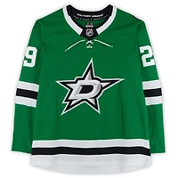 Maillot premium dédicacé par Kelly Green Fanatics des Dallas Stars par Jake Oettinger