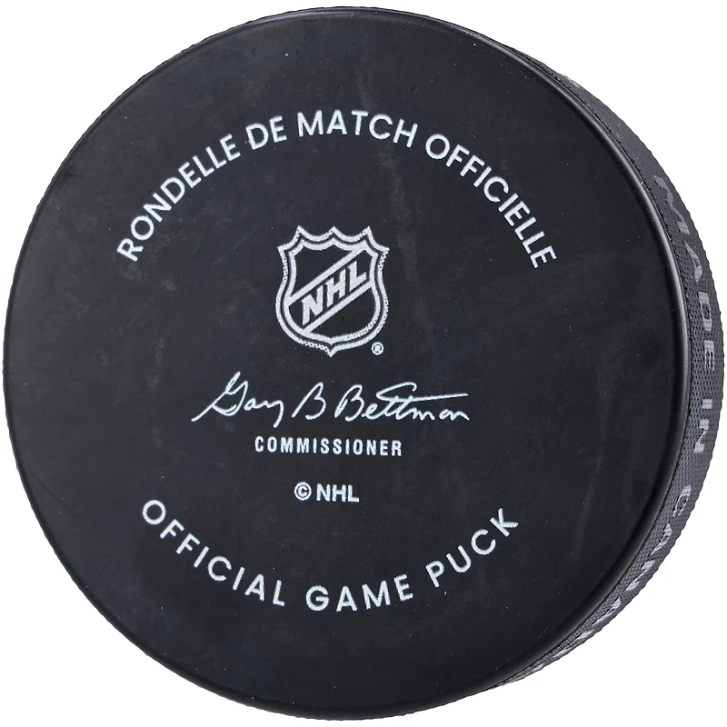 Jake Oettinger Dallas Stars Autographed Official NHL Game Puck