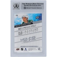 Jason Robertson Dallas Stars Carte de recrue autographiée 2020-21 Upper Deck Series 1 Young Guns #235 Beckett Fanatics Witnessed Authenticated 10 Rookie