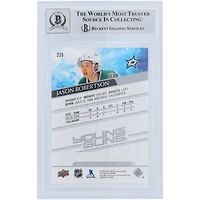 Jason Robertson Dallas Stars Autographié 2020-21 Upper Deck Série 1 Youngs Guns #235 Beckett Fanatics Witnessed Authentifié 9/10 Rookie Card