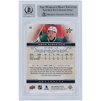 Jason Robertson Dallas Stars Autographed 2021-22 Upper Deck Artifacts #26 Beckett Fanatics Witnessed Authenticated 10 Card 