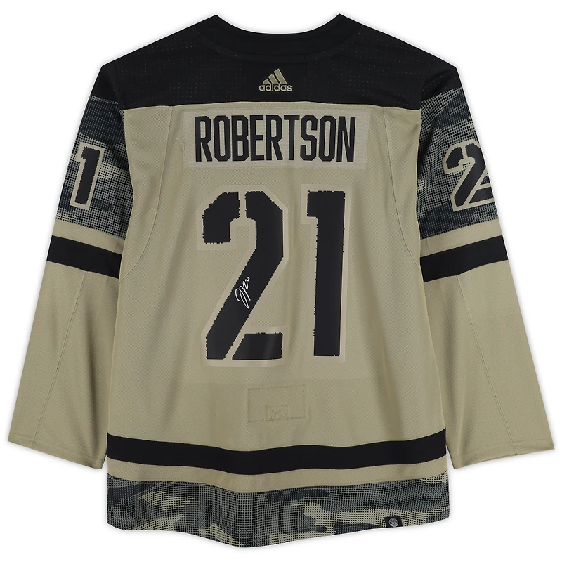 Jason Robertson Dallas Stars Autographed Camo adidas Authentic Jersey 