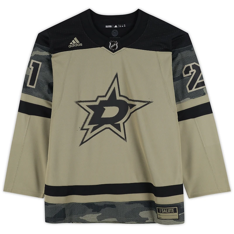 Jason Robertson Dallas Stars Autographed Camo adidas Authentic Jersey 