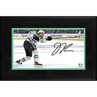 Jason Robertson Dallas Stars Autographed Framed 10" x 18" White Jersey Photograph