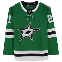 Maillot authentique adidas signé Kelly Green par Jason Robertson Dallas Stars