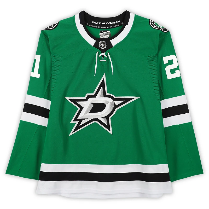 Maillot premium dédicacé par Kelly Green Fanatics des Dallas Stars par Jason Robertson