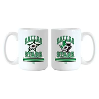 Logo Brands Dallas Stars 15oz. Current & Throwback Mug Set