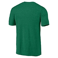 T-shirt vert Heather Kelly Fanatics pour hommes Dallas Stars Tri-Blend Block Party Shoot to Score