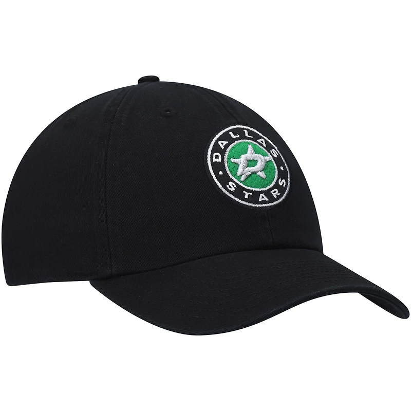 Men's '47 Black Dallas Stars Team Clean Up Adjustable Hat