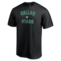 T-shirt noir pour homme avec arche de la victoire des Dallas Stars