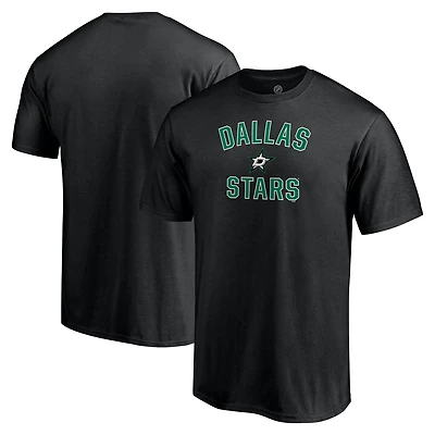 Men's  Black Dallas Stars Victory Arch T-Shirt