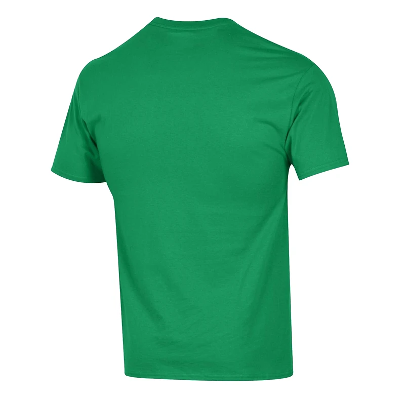 Men's Champion Kelly Green Dallas Stars Helmet T-Shirt