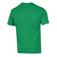 Men's Champion Kelly Green Dallas Stars Helmet T-Shirt