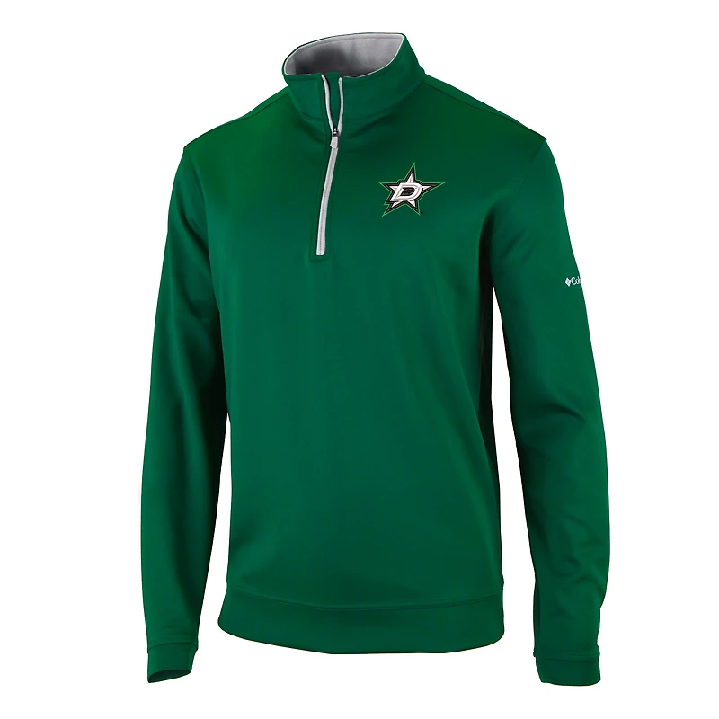 Men's Columbia Kelly Green Dallas Stars Wickham Hills Omni-Wick Quarter-Zip Jacket