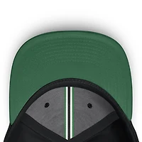 Casquette Fanatics noire et verte Dallas Stars Flex Fit pour homme
