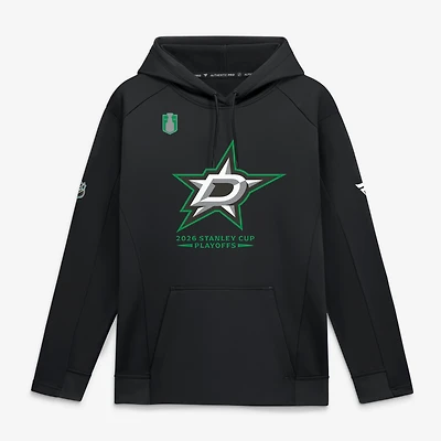 Men's Fanatics Black Dallas Stars 2026 Stanley Cup Playoffs Authentic Pro Rink Fly Fleece Hoodie