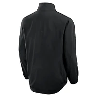 Veste d'entraîneur authentique noire Fanatics Dallas Stars pour homme, entièrement zippée