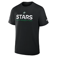 Men's Fanatics Black Dallas Stars Authentic Pro Primary T-Shirt