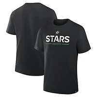 T-shirt Fanatics noir authentique Dallas Stars pour homme