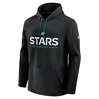 Men's Fanatics Black Dallas Stars Authentic Pro Rink Hoodie