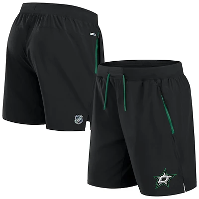 Men's Fanatics Black Dallas Stars Authentic Pro Rink Performance Shorts