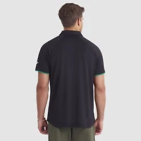 Polo raglan authentique Pro Rink Fanatics noir pour homme des Dallas Stars