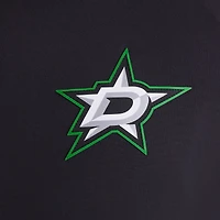 Polo raglan authentique Pro Rink Fanatics noir pour homme des Dallas Stars