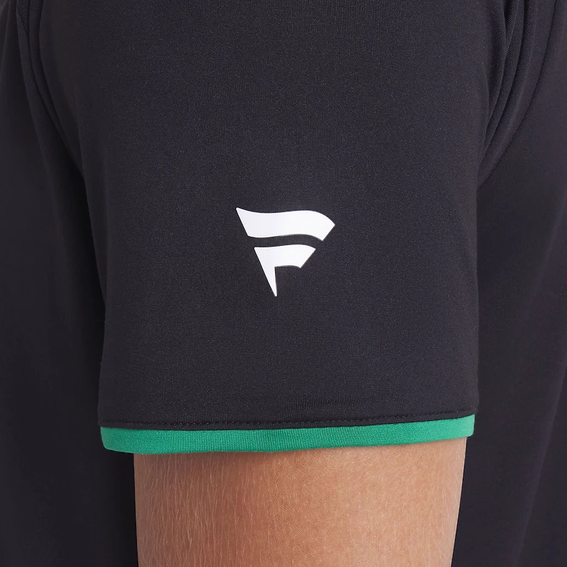 Men's Fanatics Black Dallas Stars Authentic Pro Rink Raglan Polo