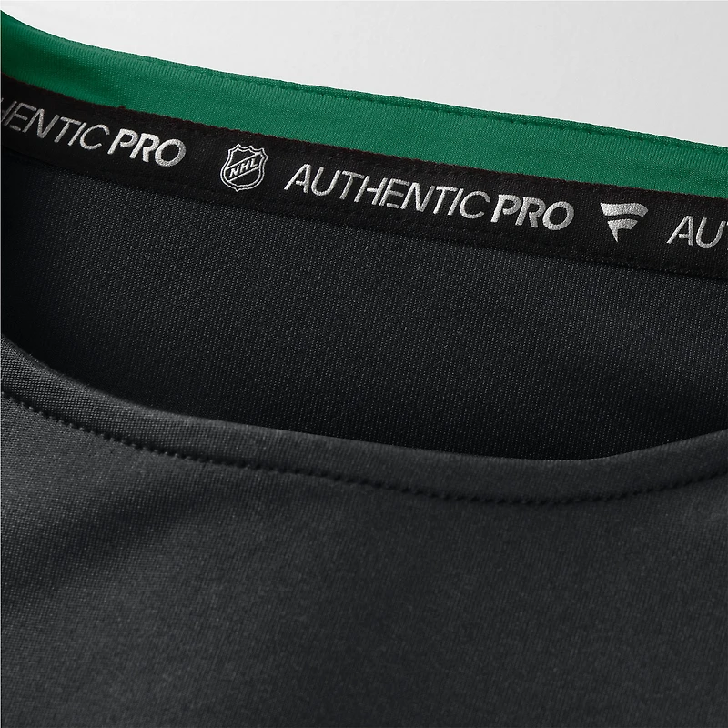 Men's Fanatics Black Dallas Stars Authentic Pro Rink Tech Long Sleeve T-Shirt