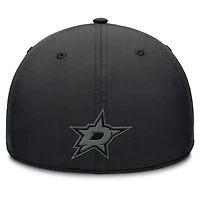 Casquette Fanatics noire authentique pour homme des Dallas Stars, équipe de route professionnelle, Code Flex