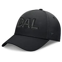 Casquette Fanatics noire authentique pour homme des Dallas Stars, équipe de route professionnelle, Code Flex