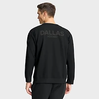 Men's Fanatics Black Dallas Stars Authentic Pro Road Tri-Blend Sweatshirt