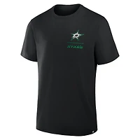 Men's Fanatics Black Dallas Stars Crash The Net Legacy T-Shirt