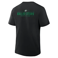 T-shirt Fanatics Black Dallas Stars Crash The Net Legacy pour homme