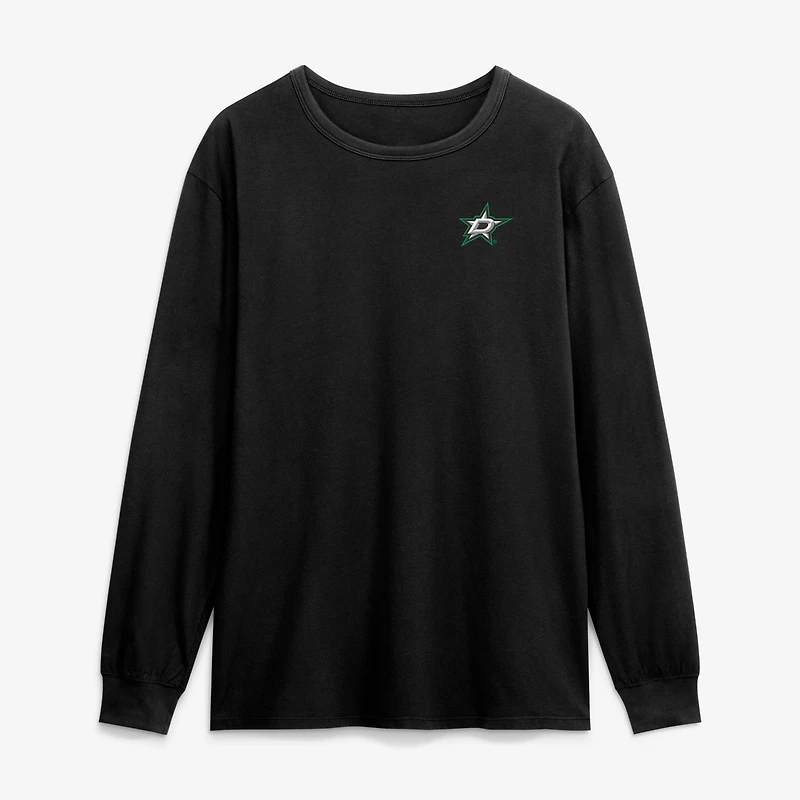 T-shirt à manches longues Fanatics noir pour homme, Dallas Stars Game