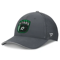 Casquette ajustable Fanatics pour homme, couleur charbon, Dallas Stars Authentic Pro Home Ice Trucker