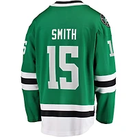 Men's Fanatics Craig Smith Kelly Green Dallas Stars Home Breakaway Jersey