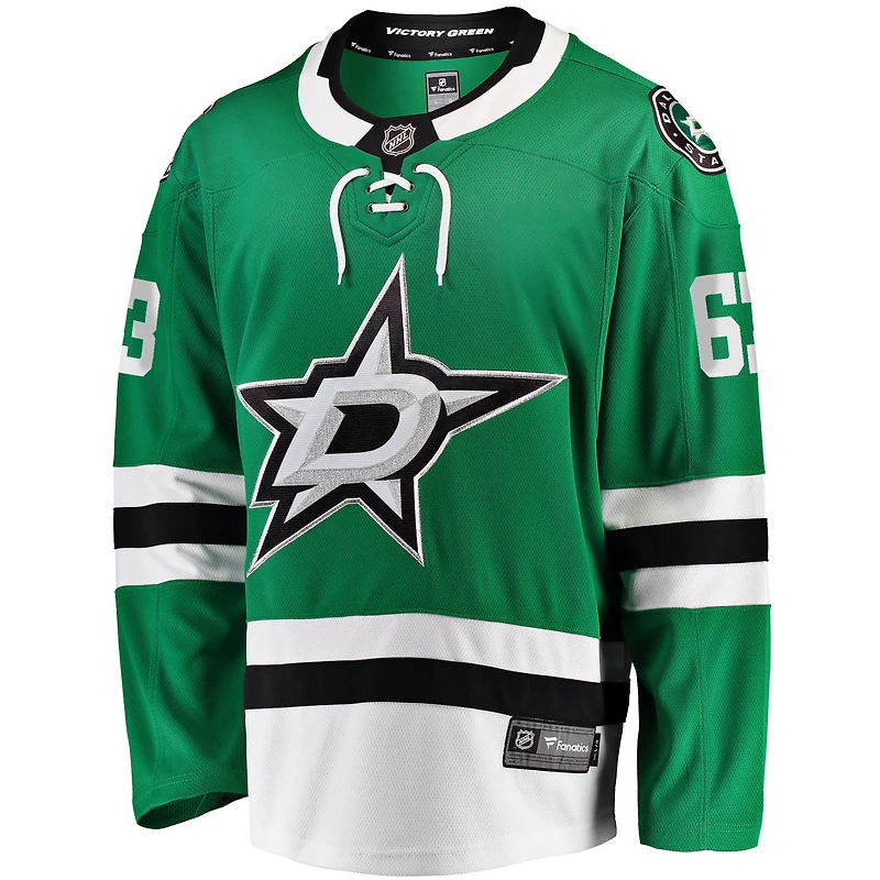 Maillot d'échappée à domicile Fanatics Evgenii Dadonov pour hommes, vert, Dallas Stars