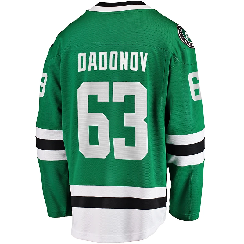 Men's Fanatics Evgenii Dadonov Green Dallas Stars Home Breakaway Jersey