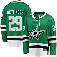Men's Fanatics Jake Oettinger Kelly Green Dallas Stars Home Breakaway Player Jersey
