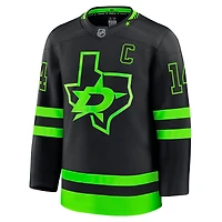 Men's Fanatics Jamie Benn Black Dallas Stars Alternate Premium Jersey