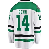 Fanatics pour hommes Jamie Benn Blanc Dallas Stars Away Premier Breakaway Player Maillot