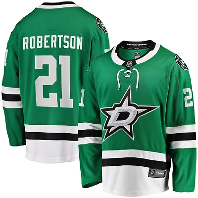 Fanatics pour hommes Jason Robertson Kelly Green Dallas Stars Home Breakaway Replica Maillot