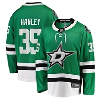 Men's Fanatics Joel Hanley Kelly Green Dallas Stars Breakaway Player Jersey