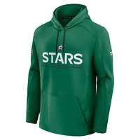 Sweat à capuche authentique Pro Rink Kelly Green Dallas Stars pour hommes Fanatics