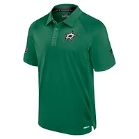 Polo raglan authentique Pro Rink Kelly Green des Dallas Stars pour homme