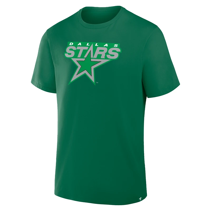 Men's Fanatics  Kelly Green Dallas Stars Elevated Essential T-Shirt