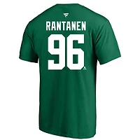 T-shirt Fanatics Mikko Rantanen Kelly Green Dallas Stars Big & Tall avec nom et numéro pour hommes