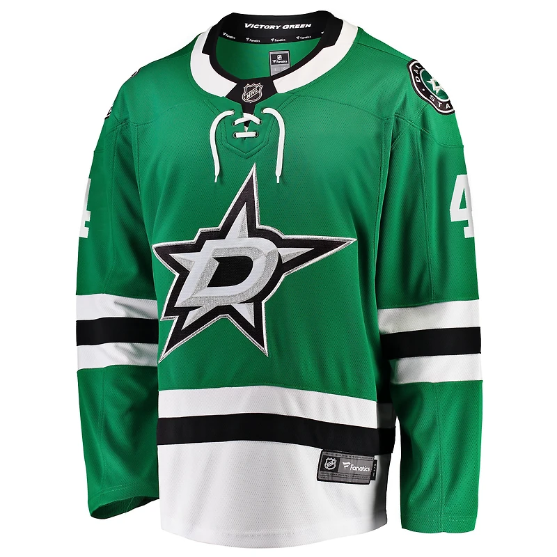 Maillot de joueur Miro Heiskanen vert Kelly, couleur des Stars Dallas, modèle Breakaway, pour homme, la marque Fanatics.