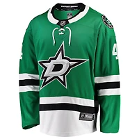 Maillot de joueur Miro Heiskanen vert Kelly, couleur des Stars Dallas, modèle Breakaway, pour homme, la marque Fanatics.